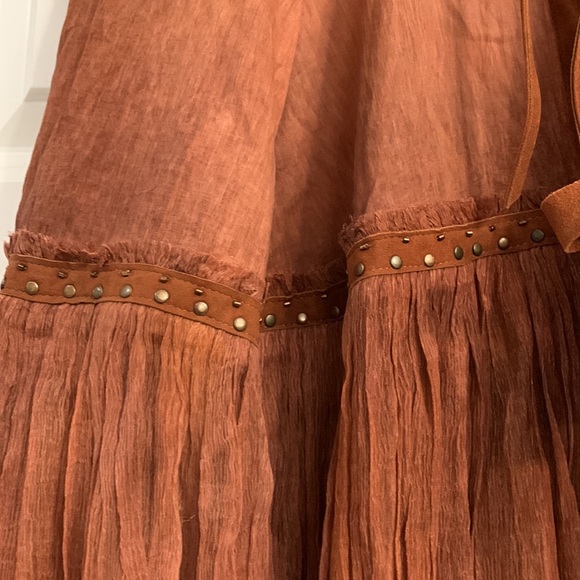 NWT Free People / Brenda Knight Kimono Duster Maxi Shirt Topper Size XS Z294-13 - Picture 7 of 12